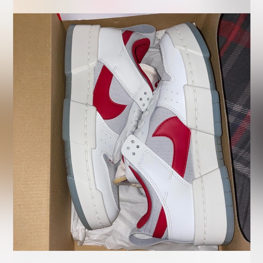 Nike Dunk Low Disrupt Gym Red Size 9 and 9.5 Available ✅